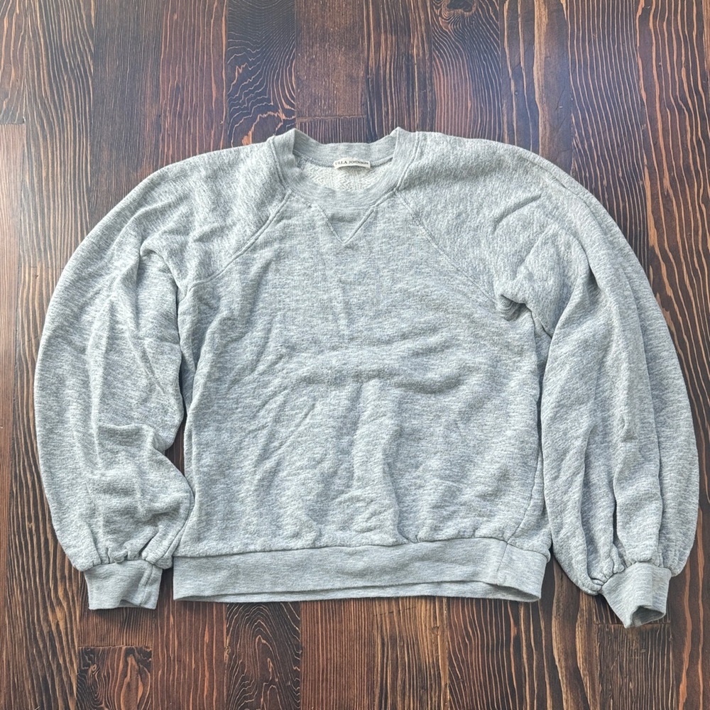 Ulla Johnson Gray Women's Crew Neck Sweater